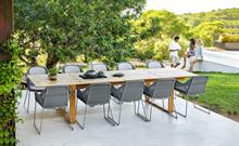 Havemøbler fra Cane-line - Endless langbord med breeze stole
